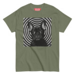 French Bulldog T-shirt - Hypnotic Black - Image 7