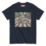 English Bulldog T-shirt - The Bulldogs - Navy, S