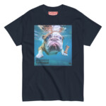English Bulldog T-shirt - Caninemind - Navy, 3XL