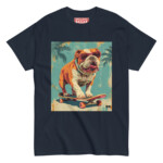 English Bulldog T-shirt - Skate - Image 3