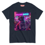 English Bulldog T-shirt - Neon - Image 3