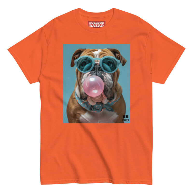 english bulldog t-shirt - bubblegum 2