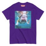 English Bulldog T-shirt - Caninemind - Purple, S