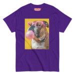 English Bulldog T-shirt - Bubblegum - Image 5