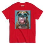 English Bulldog T-shirt - Bubblegum 2 - Image 4