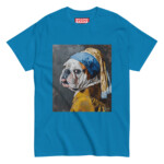 English Bulldog T-shirt - Pearl Earring - Image 5