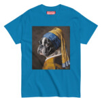 French Bulldog T-shirt - Pearl Earring - Image 5