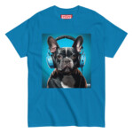 french bulldog t-shirt - headphones 2