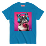 French Bulldog T-shirt - Headphones 3 - Image 6