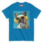 French Bulldog T-shirt - Headphones 4 - Image 6