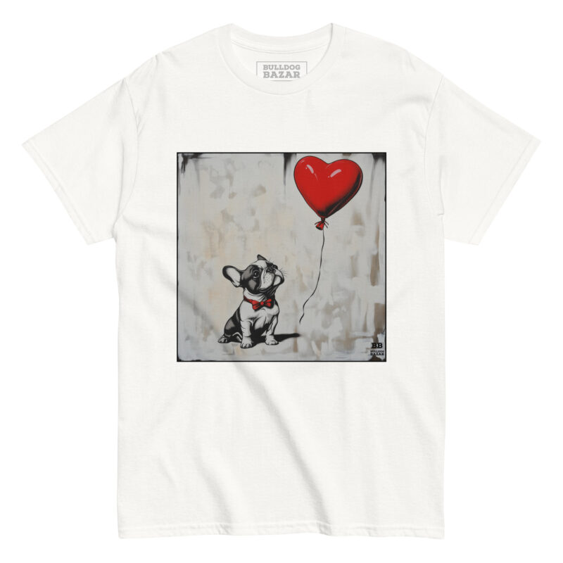 French Bulldog T-shirt - Frenksy - White, L