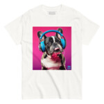 French Bulldog T-shirt - Headphones 3 - Image 8