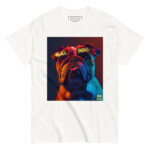 English Bulldog T-shirt - Neon Glasses - Image 8