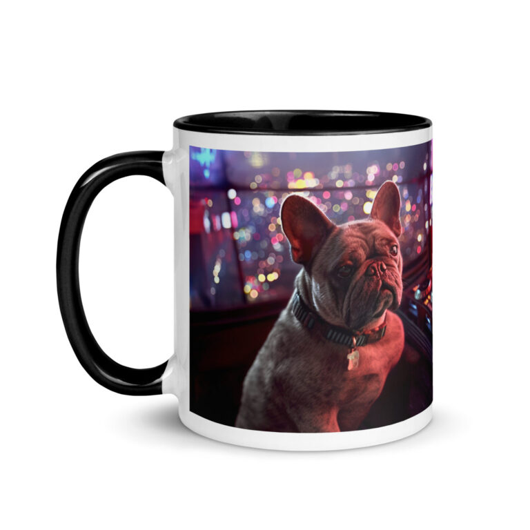 french bulldog mug - dj