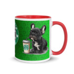 French Bulldog Mug - Starbulls Coffee - 11 oz, Red