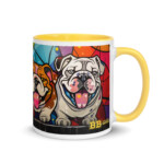 English Bulldog Mug - Britto - Yellow