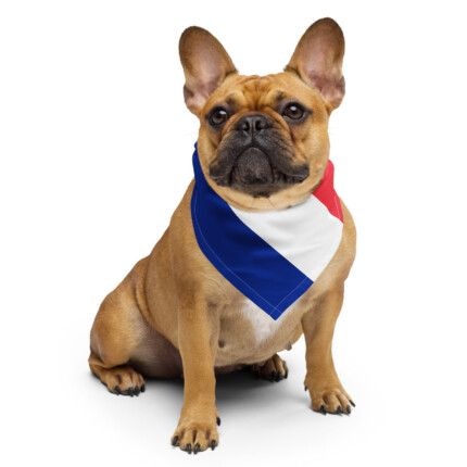 French Bulldog Bandana - France Flag