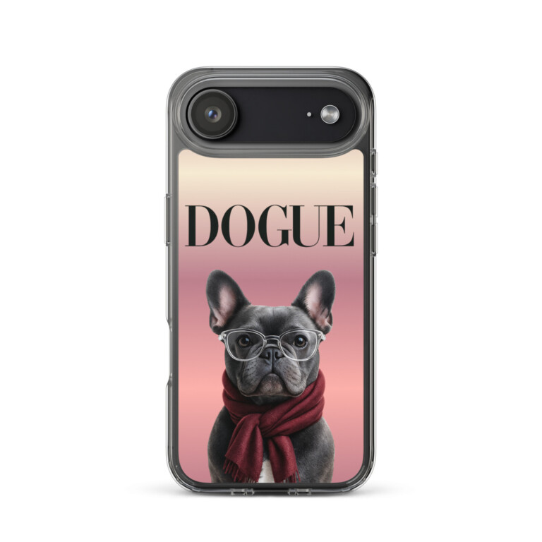 french bulldog case for iphone - dogue blue edition
