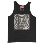 French Bulldog Tank Top - Hypnotic - Black, XS