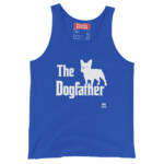 French Bulldog Tank Top - Dogfather - True Royal, XS