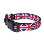 English Bulldog Collar - UK Flag