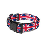 English Bulldog Collar - UK Flag