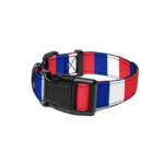 French Bulldog Collar - Flag of France