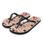 French Bulldog Flip-Flops - Garden - Image 2