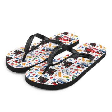 sublimation flip flops white front left 6948433cdf107