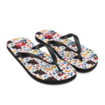 sublimation flip flops white front right 6948433cdf35b