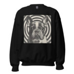 French Bulldog Sweatshirt - Hypnotic - Black, S