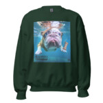 English Bulldog Sweatshirt - Caninemind - Forest Green, 2XL