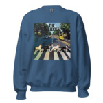 French Bulldog Sweatshirt - The Bulldogs - Indigo Blue, L