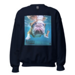 English Bulldog Sweatshirt - Caninemind - Navy, S