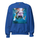 English Bulldog Sweatshirt - Caninemind - Royal, M